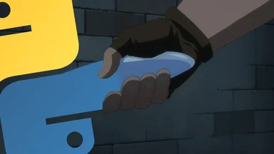 Human hand shaking a robot hand