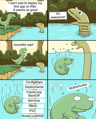 Kubernetes deployment meme