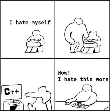 Programmer frustration with C++