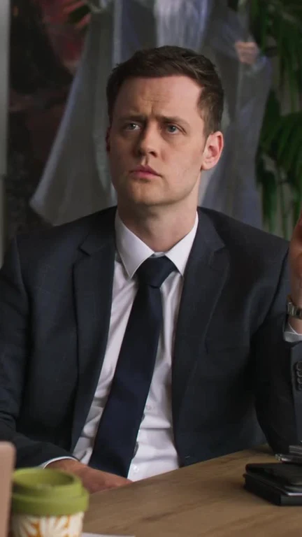 disappointed businessman looking at something