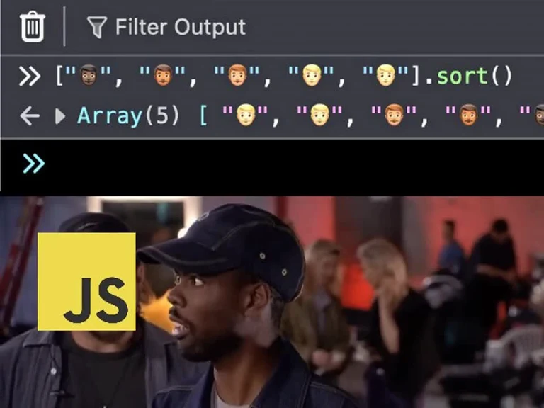 javascript filter output meme