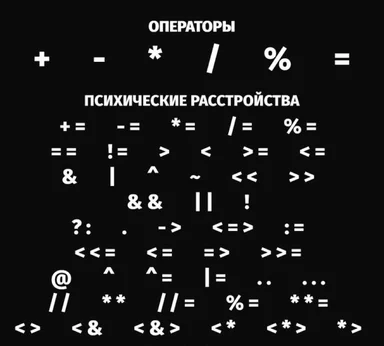 Russian programming operators meme