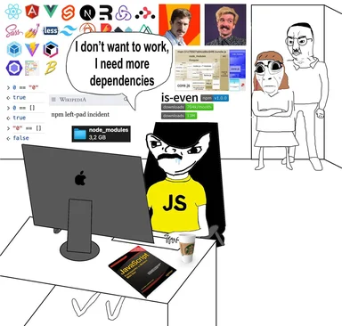 programmer reluctant to work due to excessive dependencies