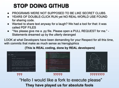 humorous image about github problems