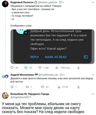 russian job interview meme