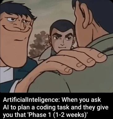 AI planning meme
