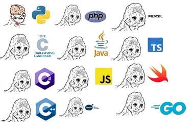 programmer reaction to various programming languages