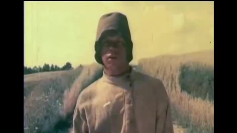Surreal AI-generated image of a man in a hat standing in a wheat field