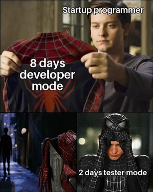 Spiderman reveals developer and tester mode