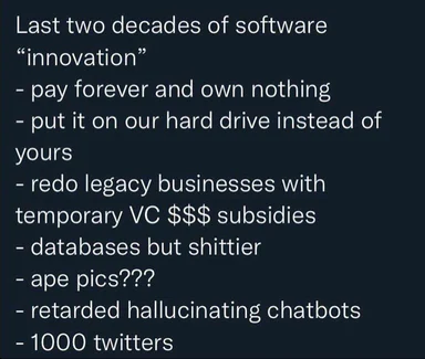 software innovation irony
