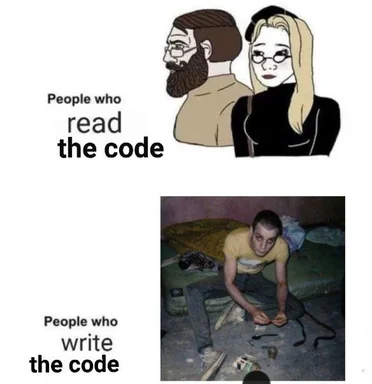 People who read the code vs people who write the code