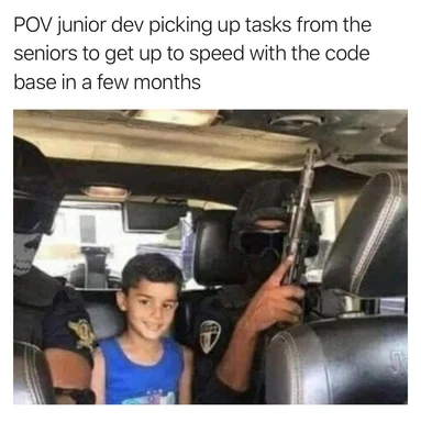 junior developer overwhelmed by senior dev tasks