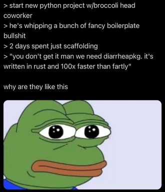 Pepe the Frog looking confused