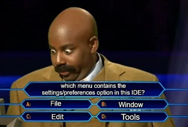 who knows where settings are
