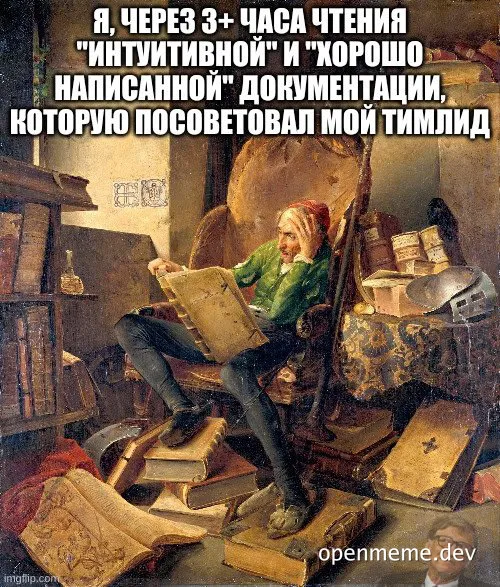 Man sitting in a chair surrounded by books, looking frustrated
