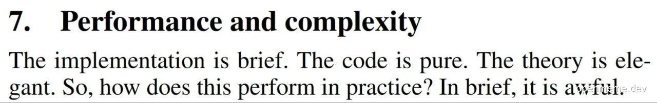 Performance and complexity meme
