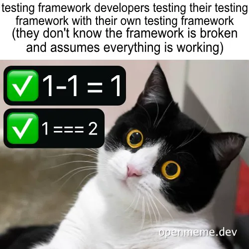 Schrödinger cat with green verified checkboxes and incorrect math equations