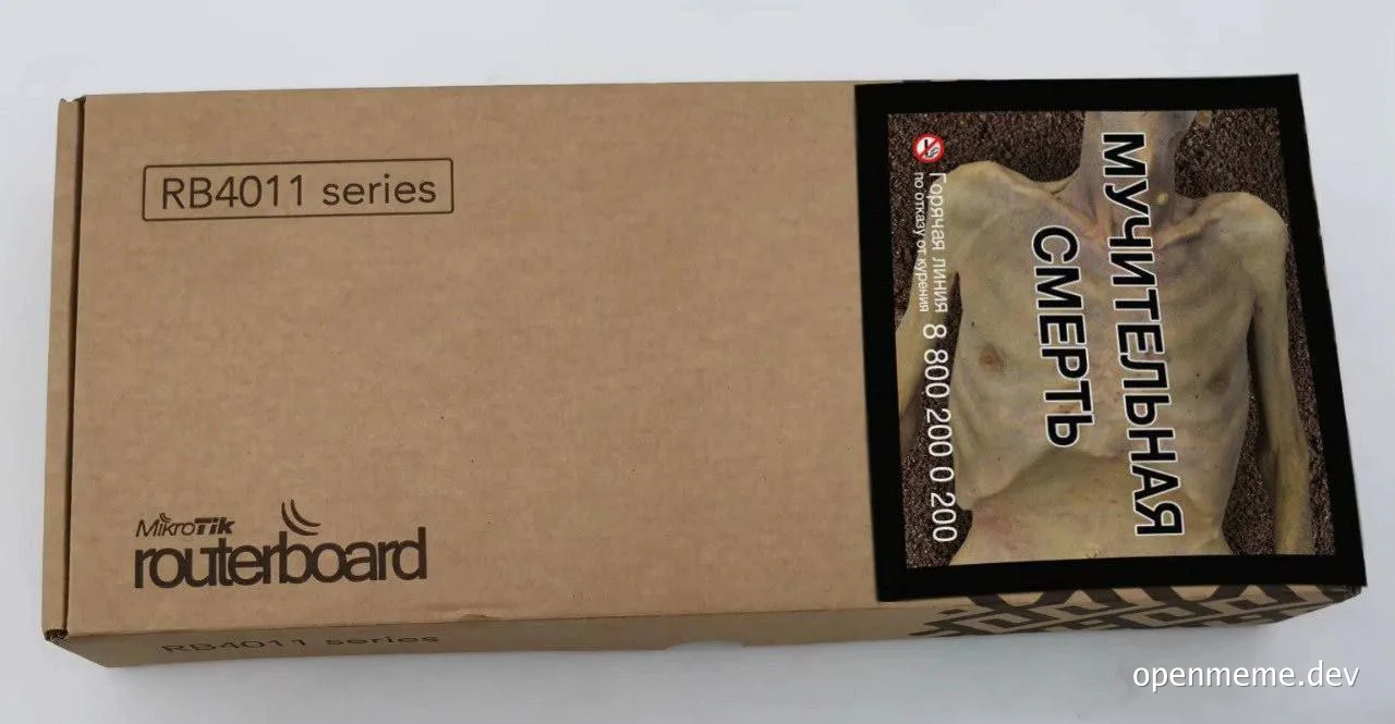 a cardboard box with a sticker on it that says tormenting death