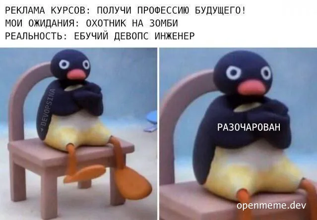 disappointed penguin meme
