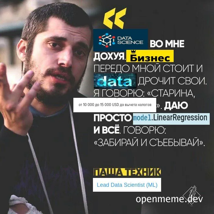 russian data scientist meme