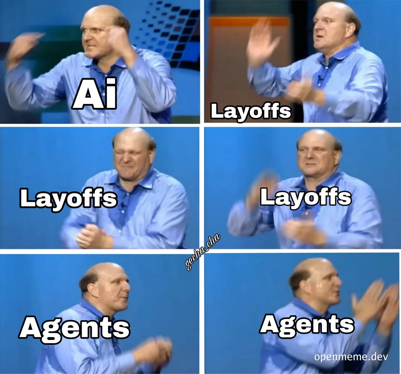 reaction to AI layoffs and agents