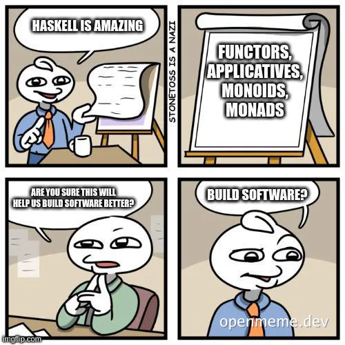 Haskell programming language meme