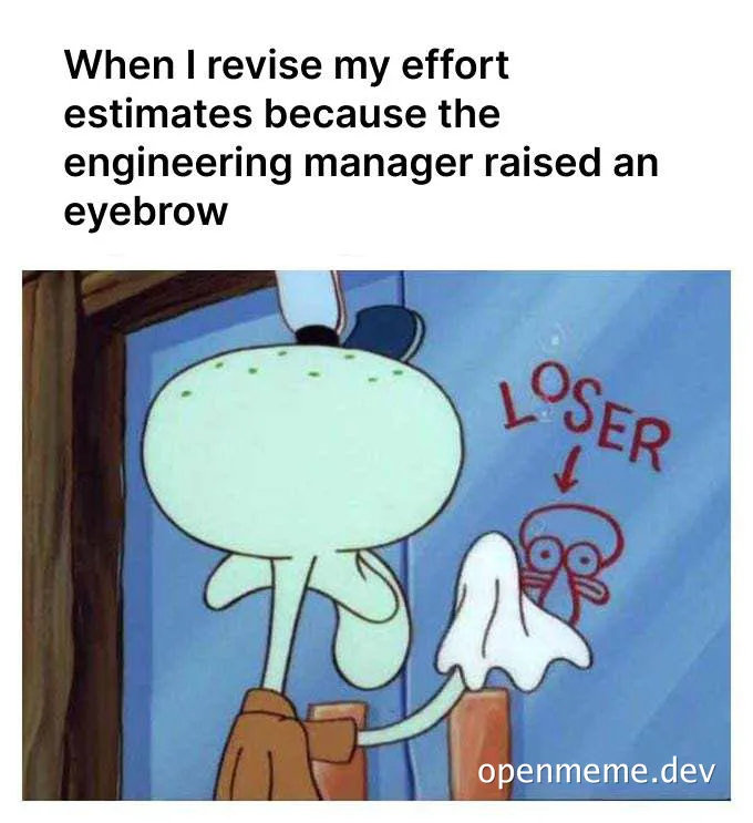 squidward loser meme