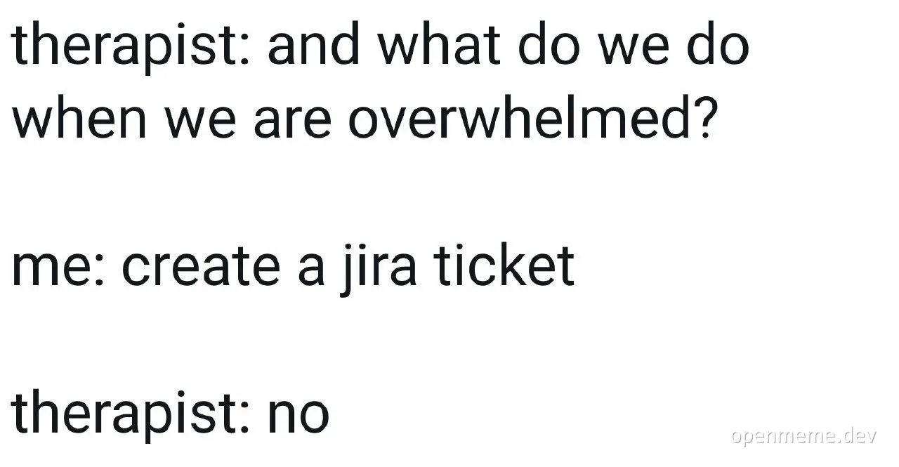 therapist and patient conversation about jira ticket