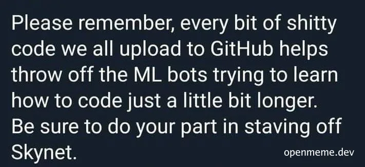 Text about GitHub code quality and AI