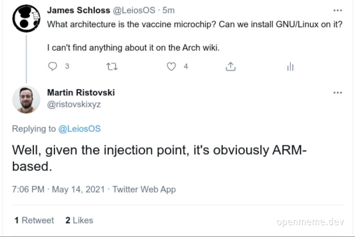 meme about vaccine microchip architecture