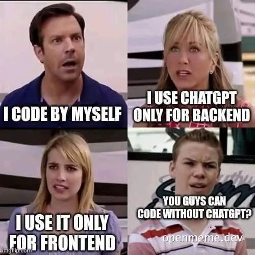 ChatGPT coding meme