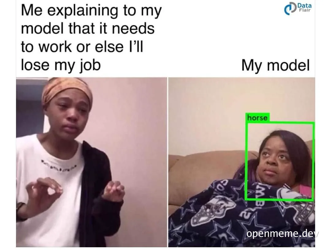 ai model not working meme