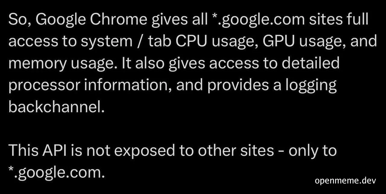 Google Chrome browser security concern
