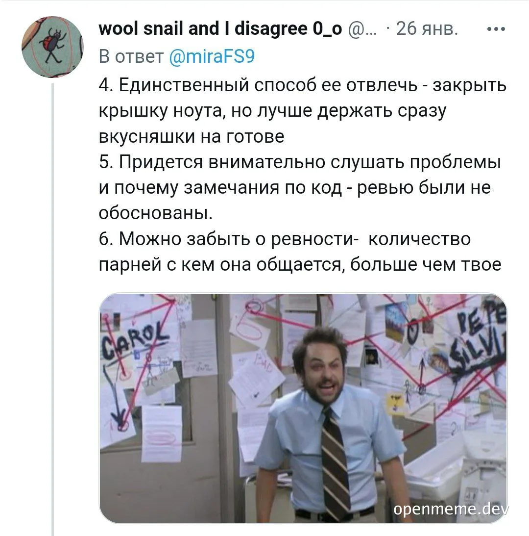 man in office with notes on the wall