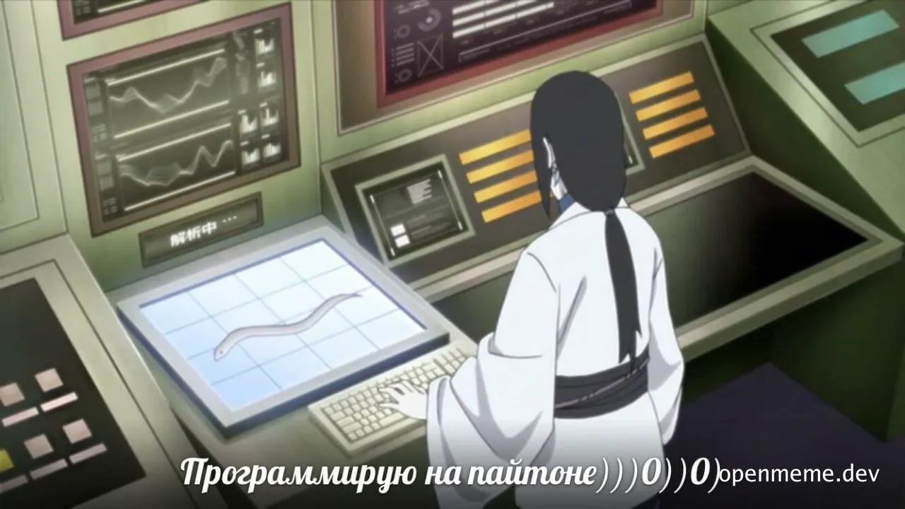 anime developer working on laptop