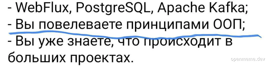 russian tech job requirements