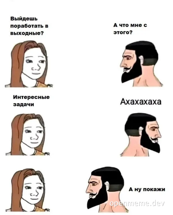 russian office worker meme about working on weekend