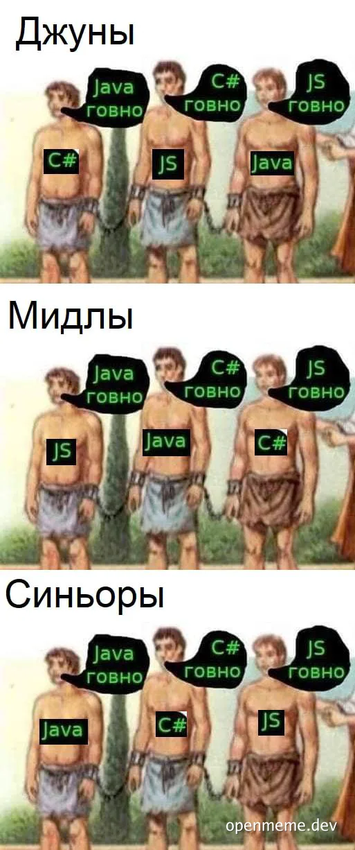 programmers chained to programming languages
