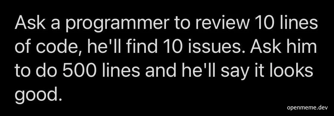 programmer code review meme