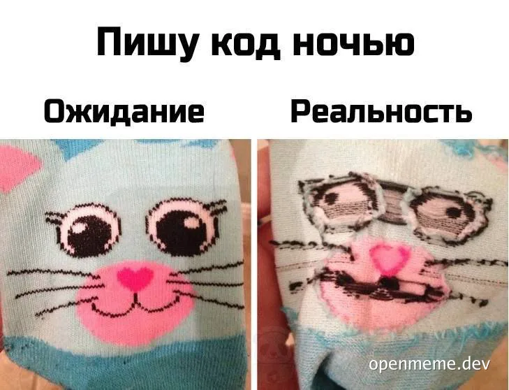 cat sock with a pink nose and heart eyes before and after repair with black marker