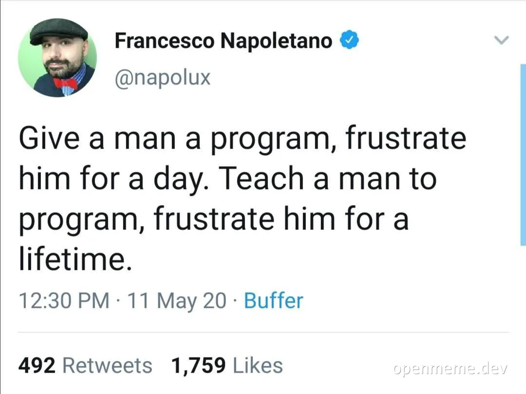 frustrated programmer meme