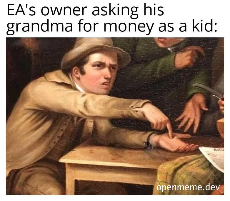 EA owner's childhood plea for money from grandma