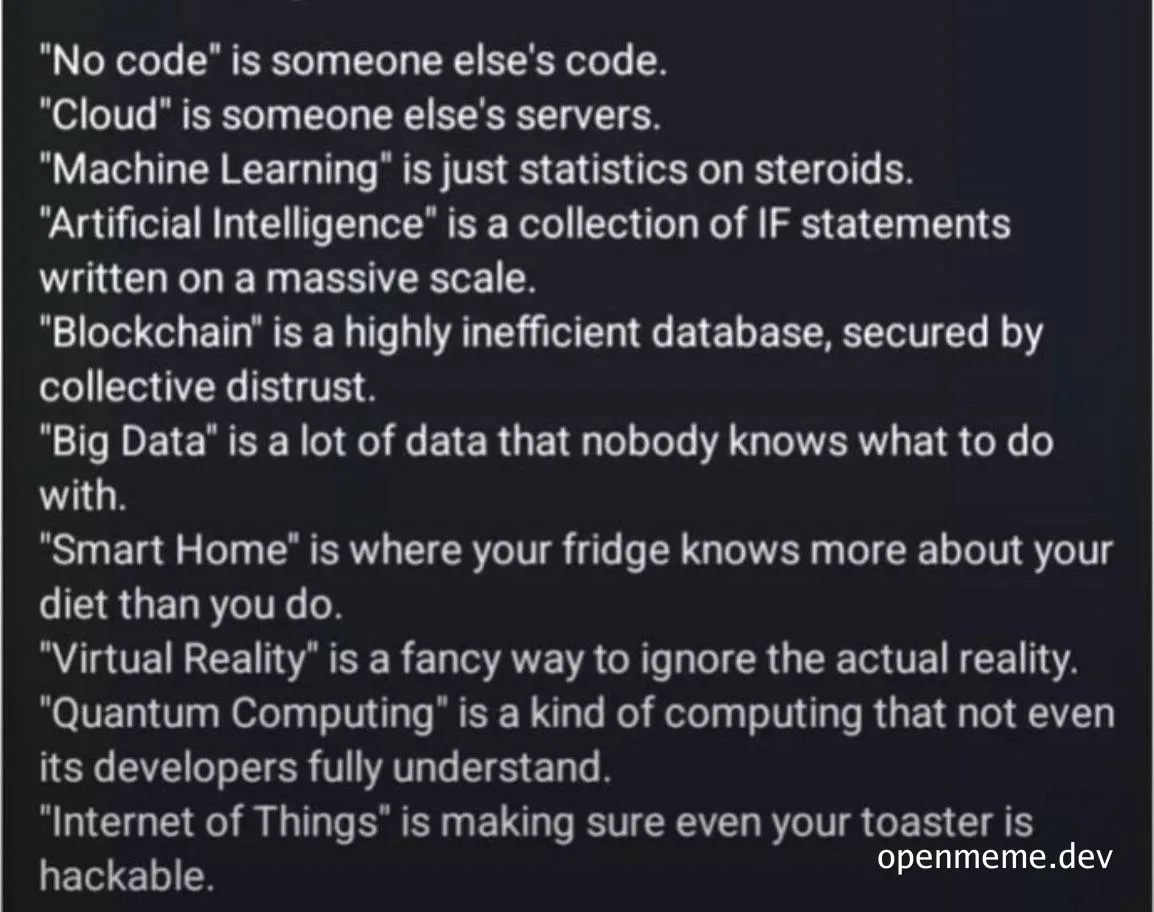 tech buzzwords explained