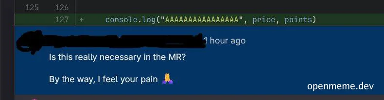 Dev discussion on code review
