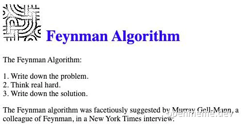 Feynman Algorithm meme