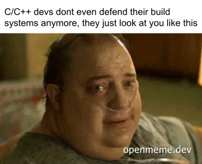 C/C++ developers reaction to build systems