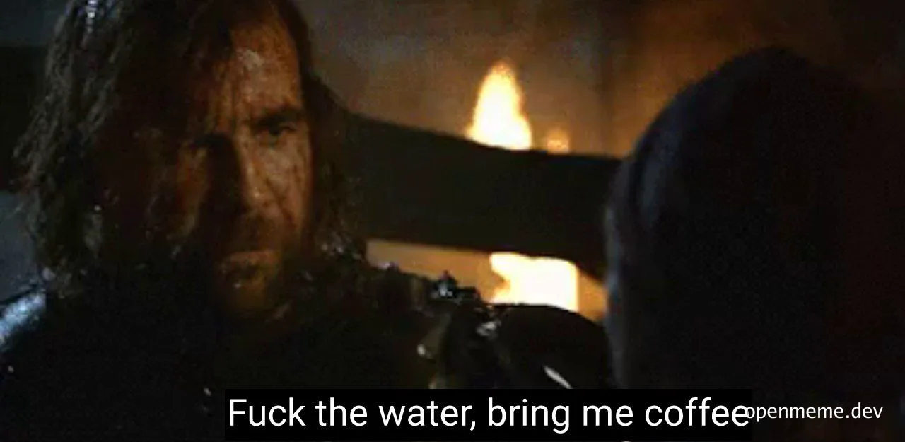 dirty man asking for coffee