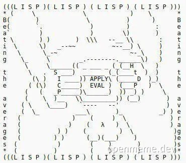 LISP code meme beating the averages