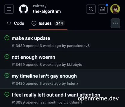 twitter issues with discriminatory issue titles