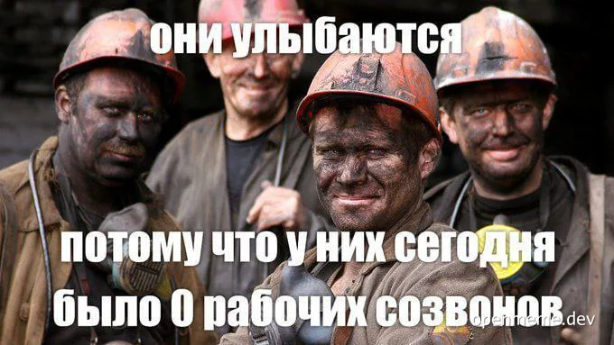 coal miners smiling